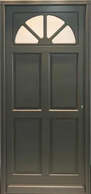 Image de Porte d'entree Bois vitree, Fiacre Gris RAL 7039, H215 x L90 p.Gauche Cote Tableau