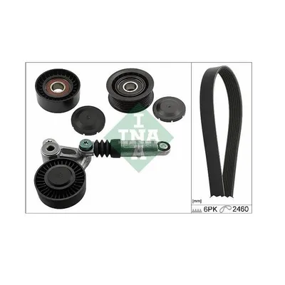 Produktbild von INA Keilrippenriemensatz für Audi A4 A5 A6 A8