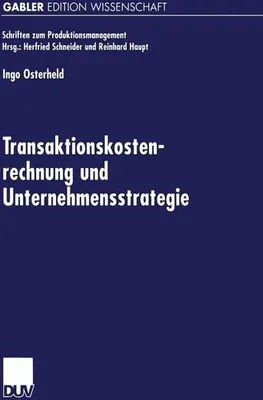 Produktbild von Transaktionskostenrechnung und Unternehmensstrategie