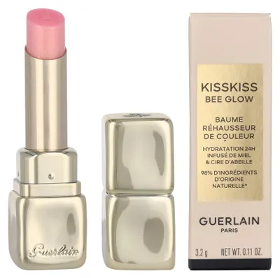 Obrázok produktu pre Guerlain KissKiss Bee Glow, Balzam na pery, Ružová, Ženy, Univerzálna pleť, včelí vosk, Kyselina hyalurónová, Bambucké maslo, Hydratačný, regeneračné, Vyhladenie, Zmäkčovadlo
