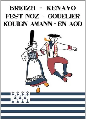 Image de Lot de 2 torchon Bigouden fest noz
