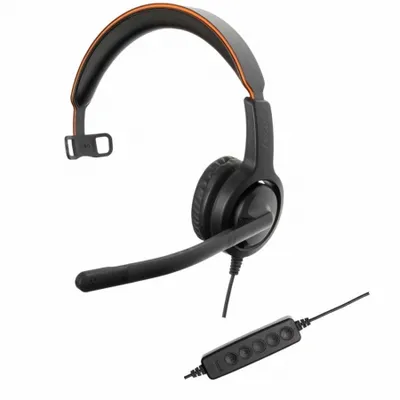 Zdjęcie produktu dla Axtel VOICE UC40 mono USB-A, Przewodowa, Biuro/centrum telefoniczne, 20 - 20000 Hz, 68 g, Zestaw słuchawkowy, Czarny
