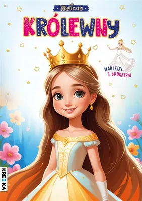 Immagine prodotto di Kolorowanka Magiczne Królewny dla dzieci z brokatem