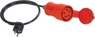 Zdjęcie produktu dla Adapter pomiarowy dla odbiorników 3-fazowych pasywny 32 A CEE wtyczka styku uziemiającego BENNING