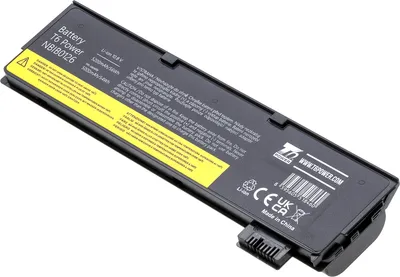 Zdjęcie produktu dla T6 Power bateria do Lenovo ThinkPad T570 20H9, Li-Ion, 10,8 V, 5200 mAh (56 Wh), czarny