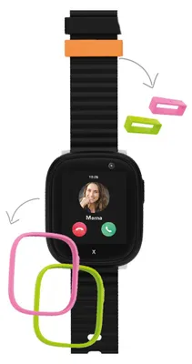 Produktbild von "X6Play Kinder Smartwatch in Schwarz/Pink - Neu & Mit Nano SIM | Perfekte Wahl für Ihre Kleinen"