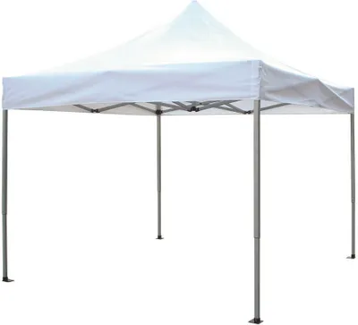 Produktbild von Faltpavillon 3x3 m mit Aluminiumrahmen und Polyesterplane Compact