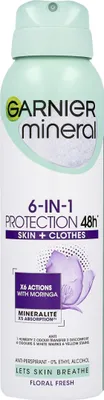 Produktbild von Garnier Mineral Deodorant Spray 6in1 Schutz 48h Floral Fresh-150ml