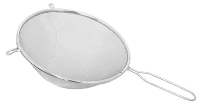 Produktbild von Edelstahl Passiersieb Ø 260 mm mit Griff und Auflagehaken für professionelle Küchen