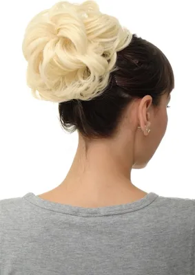 Produktbild von WIG ME UP Haarteil Dutt Haarrose Buschig Platinblond Q840-613