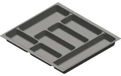 Produktbild von PICCANTE Smart Besteckeinsatz für 60 cm Schubkästen anthrazit matt PY10 BE60-2