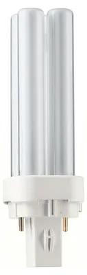 Produktbild von Philips MASTER PL-C 2 Pin, 18 W, G24d-2, 2P, 10000 h, 1200 lm, Warmweiß