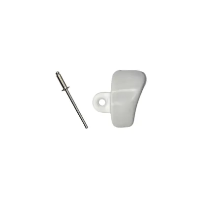 Image de Headlock compatible avec les robots de cuisine KitchenAid blancs – Headlock avec rivet pour le verrouillage de la tête du moteur – Pièce de rechange pour les modèles Artisan et Classic