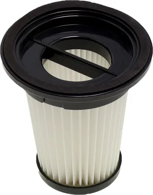 A vacuum cleaner filter is shown against a white background.