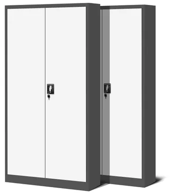 Produktbild von Jan Nowak 2er Set Aktenschrank Büroschrank Metall abschließbar 195x90x40 cm