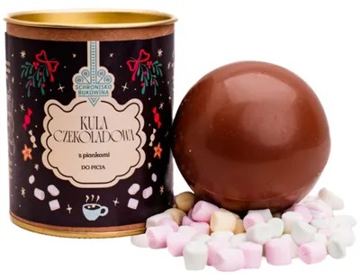 Zdjęcie produktu dla Kula czekoladowa z piankami 45g- Schronisko Bukowina