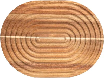 Produktbild von HOMLA MOOKA gerillte Akazienholzplatte 33x25,5 cm