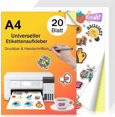 Productafbeelding van Hoogwaardig A4-stickerpapier voor zelfprinten