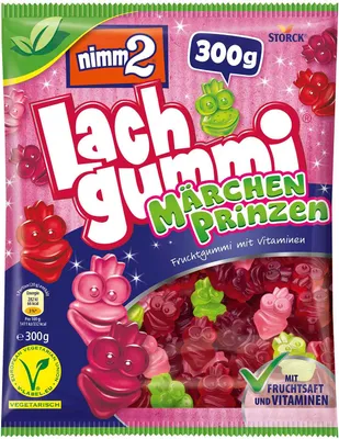 Produktbild von Storck Nimm2 Lachgummi Märchenprinzen Fruchtgummi mit Vitaminen 300g