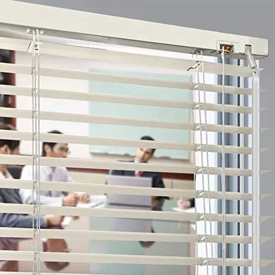 Alu-Klemmfix-Jalousie 25 mm Lamellen, Beige, B45xH160 cm
