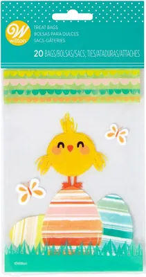 Produktbild von Wilton Mini Süßigkeitentütchen Küken Ostern 20 Tütchen