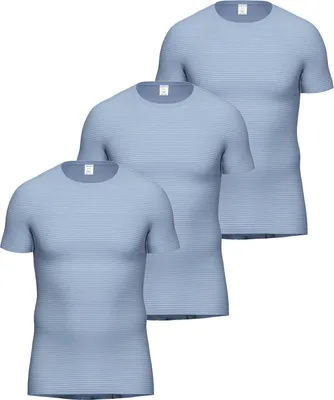 Produktbild von 3er Pack Shirt 1/2 Arm Day Classic / Jeans Feinripp von der Marke Ammann 7