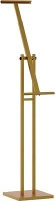 Produktbild von vidaXL Messestände Gold 26,5 x 26,5 x 150 cm Stahl