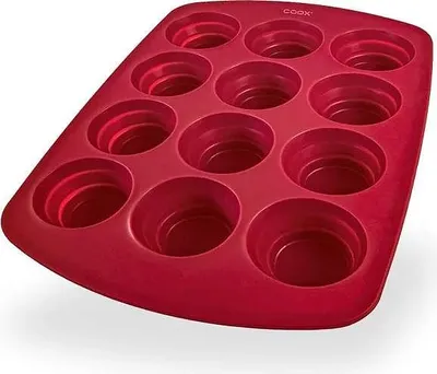 Obrázek produktu pro COOX 2301301, Muffin mould, Obdélníkový, -40 °C, 230 °C, Červená, 385 mm