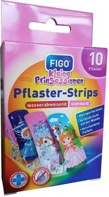 Produktbild von FIGO Kinder Pflaster Strips Kleine Prinzessin 1 Pack à 10 Stück