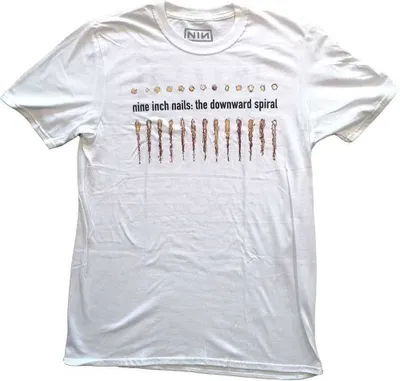 Image de Nine Inch Nails - Downward Spiral T-Shirt Uni Large - Weiß