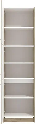 Produktbild von Dmora Küchenvorratsschrank Volvera 60x58x215h cm Beige, 5 Regale 3 Türen