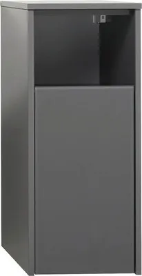 Produktbild von pelipal Highboard xpressline 3261 BxHxT 30 x 72 x 33 cm grau mit Glasfront