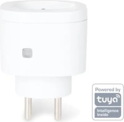 Produktbild von Perel Smarte Wi-Fi-Steckdose, 13 A, 3000 W, für innen, Typ E (französisches System), weiß