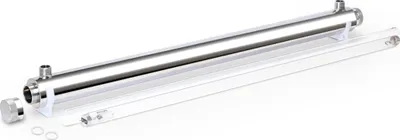 Image de Bellerofonte UV Stérilisateur d'eau avec lumière UVC 55 Watt capacité 29 litres par minute pour osmose inverse et systèmes de filtration d'eau Stérilisation UVC