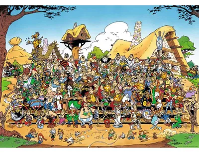 Produktbild von Puzzle Asterix Familienfoto (1000 Teile)
