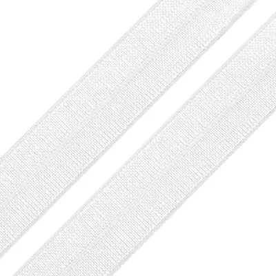 25m sehr elastisches Einfassband weiß