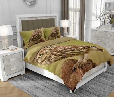 Produktbild von Bettwäsche 200x220 cm + 2x70x80 cm, 3-teilig, 100% Baumwolle, Satin, Reißverschluss, Bunt - SOVIO | So.0277