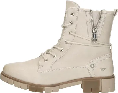 Image de Mustang Veterschoenen Hoog Veterschoenen Hoog - Gebroken wit - Maat 42