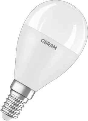 Produktbild von OSRAM HOMELIGHTING 4058075832145 LED (monochrome) EEC F (A - G) E14 Teardrop shape 7.5 W = 60 W Neutral white (Ø x L) 47 mm x 89 mm 1 pc(s)