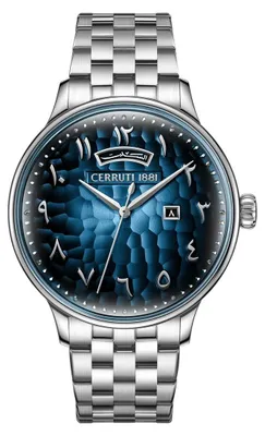 Produktbild von Cerruti 1881 Armbanduhr Date Dervio Blue