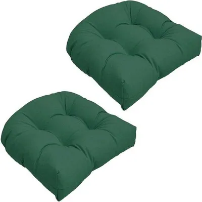 Image de Ensemble de coussins de jardin imperméables - Forme en U - Assise confortable - 48 x 48 cm - Couleurs vives