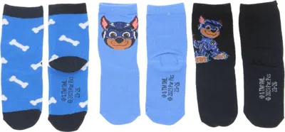 Produktbild von Paw Patrol 3er-Pack Kinder Söckchen – Socken mit Helden-Motiven 27/30