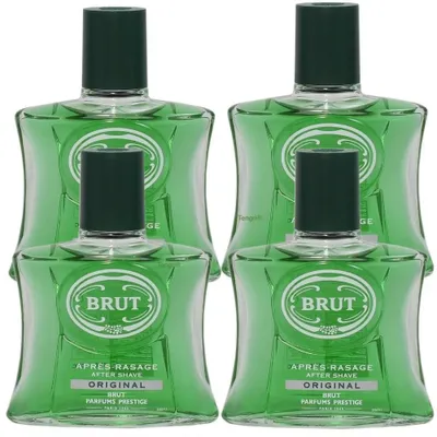 Immagine prodotto di 4 x 100ml Brut Original After Shave, Faberge, dopobarba per uomo