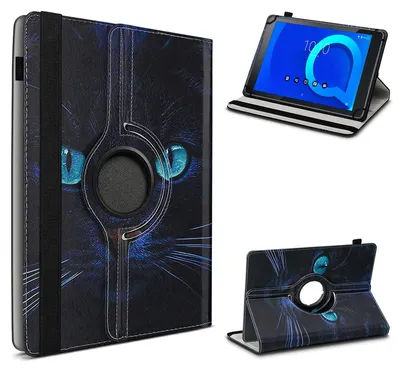 Produktbild von Tablet Hülle für Telekom T Tablet Tasche Schutzhülle Case 360 Grad Drehbar CoverFarbe 360 Uni:Motiv 10
