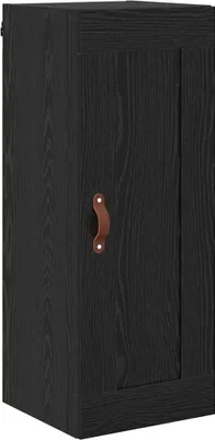 Produktbild von Wandschrank Schwarz Eichen-Optik 34,5 x 34 x 90 cm