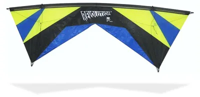 4-Linien-Stuntvlieger EXP Reflex, lime-blau-schwarz, 233 cm