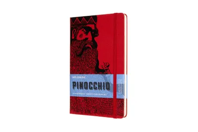 Produktbild von Moleskine Notizbuch - Pinocchio, Large/A5, Blanko, Feuerfresser