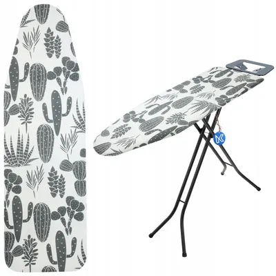 Immagine prodotto di Copriasse KADAX 148 x 52 cm, per stirare, con retro elastico, cactus