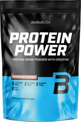 Produktbild von BioTech USA | Protein Power | Whey + Soy Protein Mix Chocolate