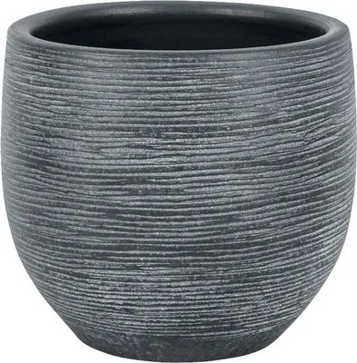 Produktbild von Blumentopf Passion for Pottery Le Havre Keramik Ø 23 cm H 21 cm grau